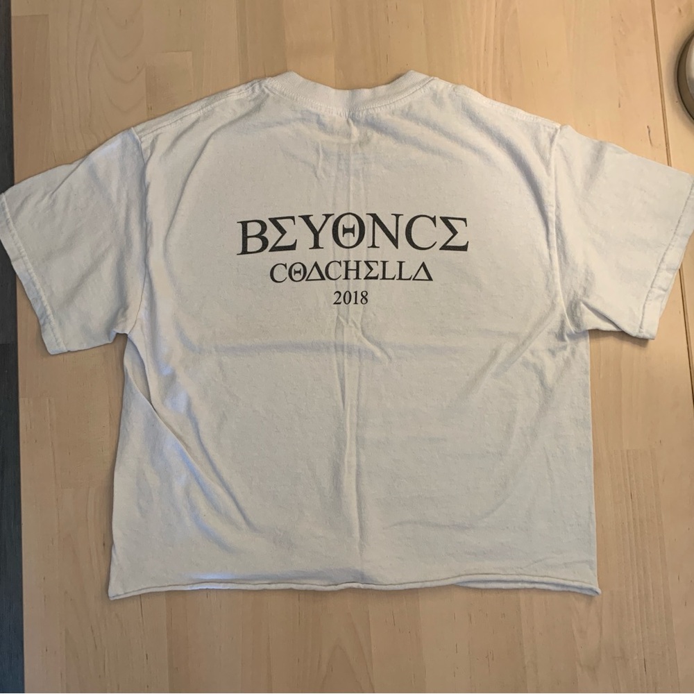 Beyoncé Coachella 2018 crop top cropped 100% cotton belly shirt